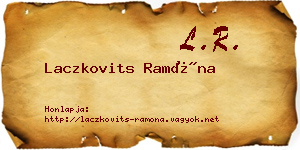 Laczkovits Ramóna névjegykártya
